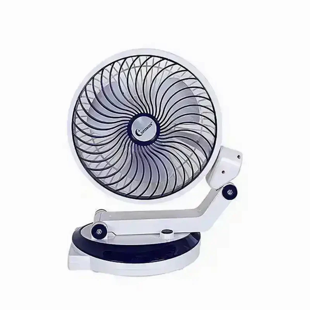 SUPERMOON RECHARGEABLE TABLE FAN PLUS LIGHT 16% Off SKU: SKU-00111