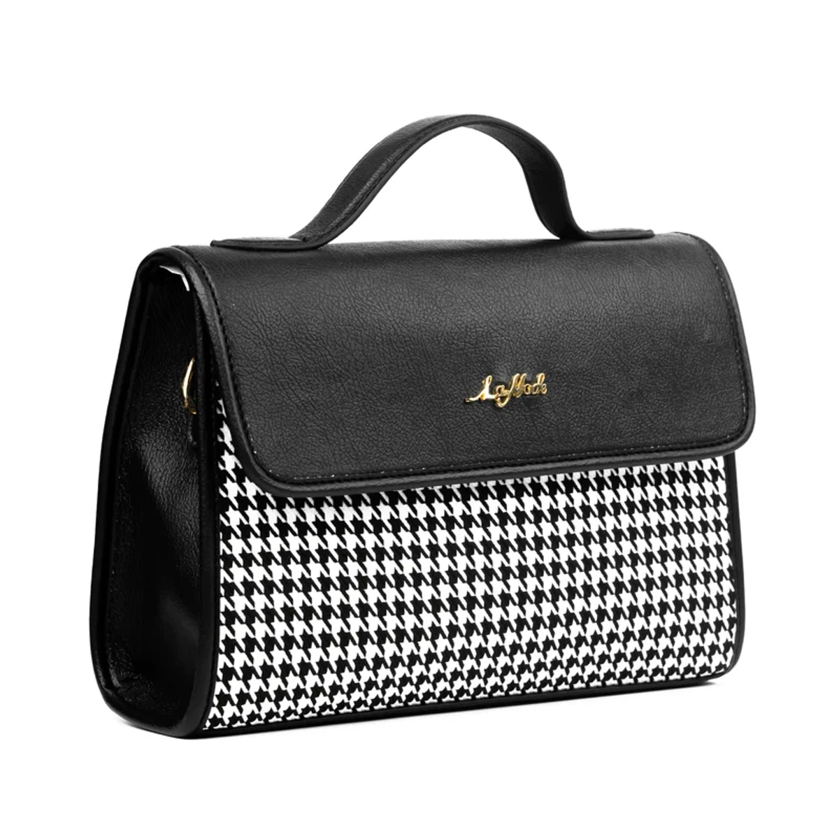 REFINED RETRO BLACK HOUNDSTOOTH